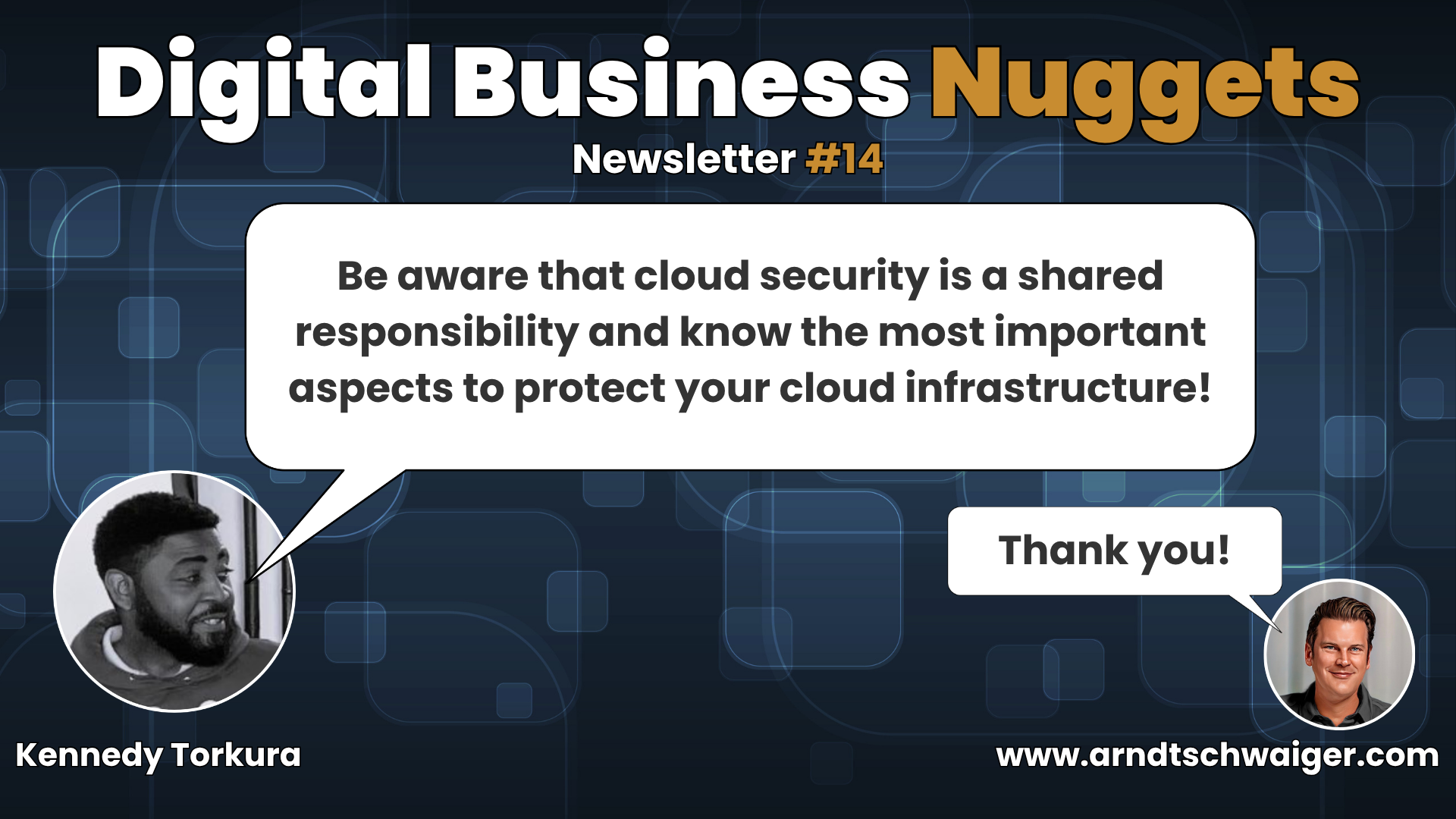 Episode #14: Be aware that cloud security is a shared responsibility and know the most important aspects to protect your cloud infrastructure!
